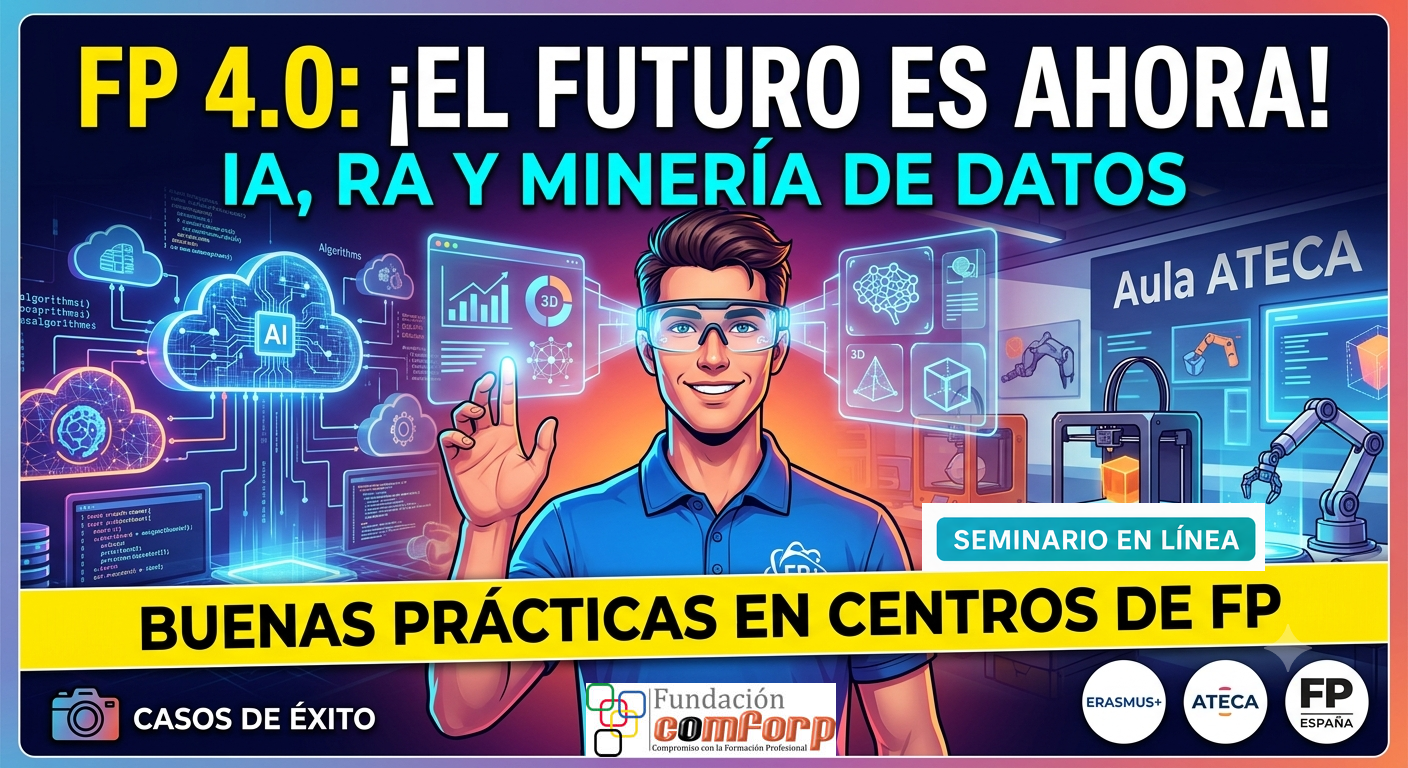 Seminario 3 de COMFORP sobre el uso de tecnologías emergentes en FP